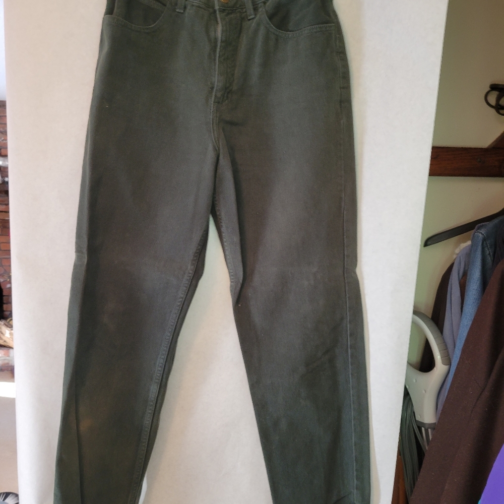 Guess Jeans 32 waist Hunter Green Velvet Soft Jeans